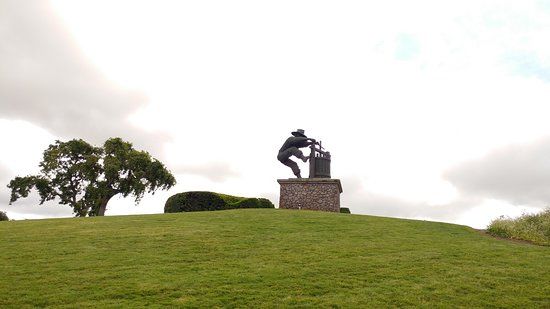 Grape Crusher Statue